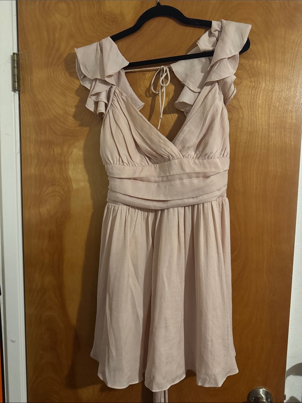 Saints + Secrets flutter sleeve dress